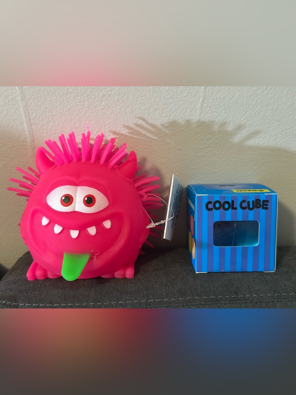 Light up squishy monster and squishy cube bundle